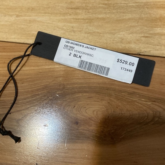 Obakki Moto Wool and Leather-Trimmed Jacket - Picture 15 of 16